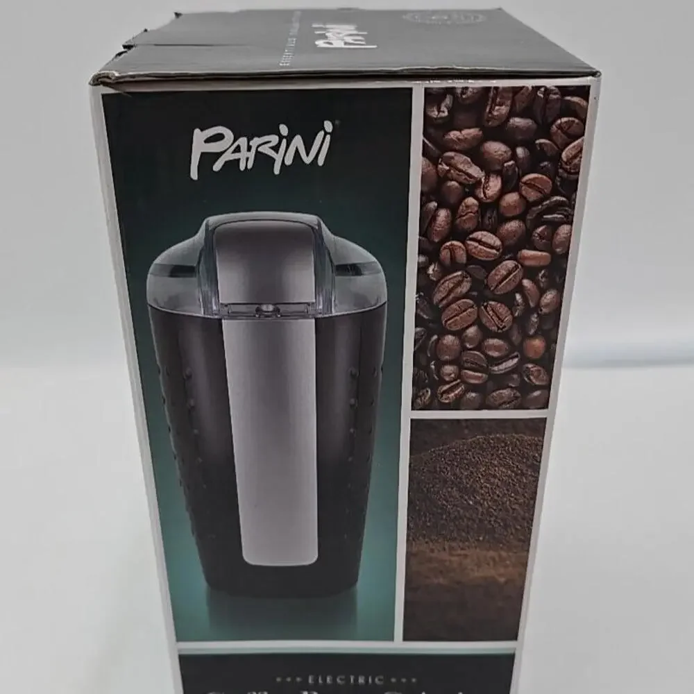 New - PARINI Electric Fresh Coffee Bean‎ Grinder - New